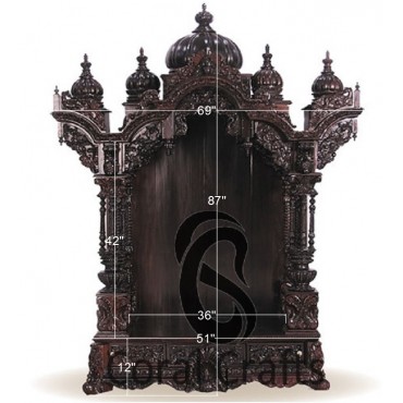 Indian Wooden Mandapam