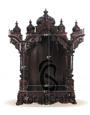 Indian Wooden Mandapam