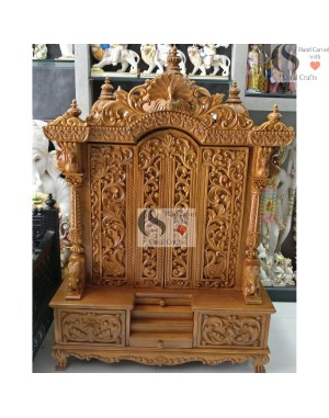 Temple from Solid Wood