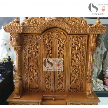 Temple from Solid Wood
