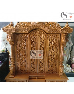 Temple from Solid Wood