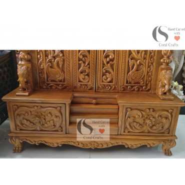 Temple from Solid Wood