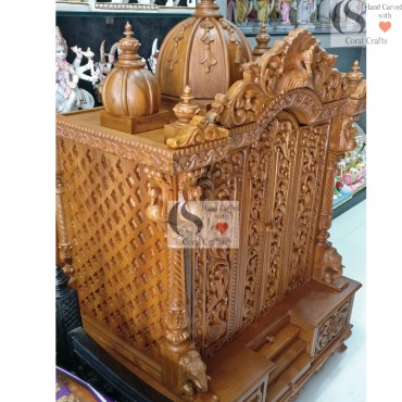 Temple from Solid Wood