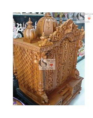 Temple from Solid Wood